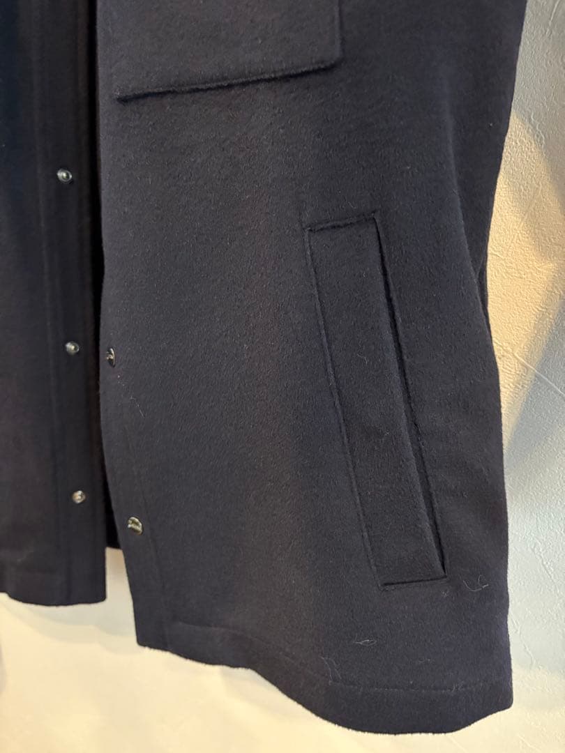 HERNO ヘルノ ブルゾン ウール カシミヤ ネイビー