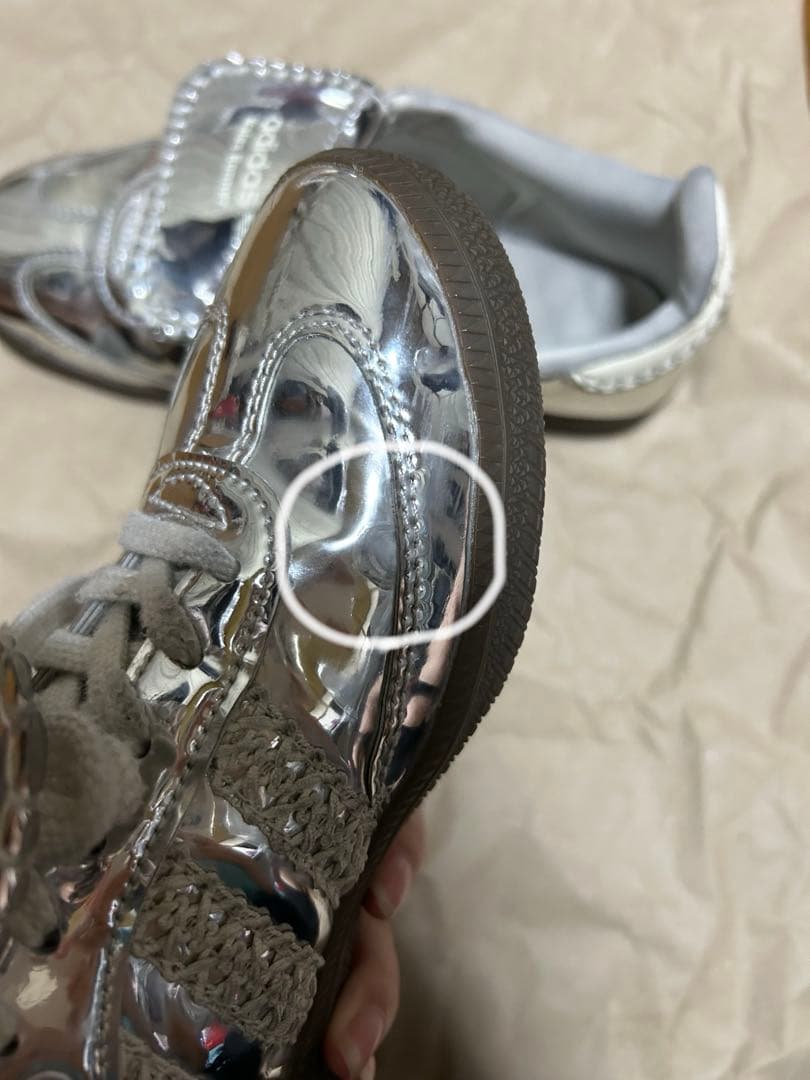 S*y様 adidas wales bonner samba シルバー　24.5