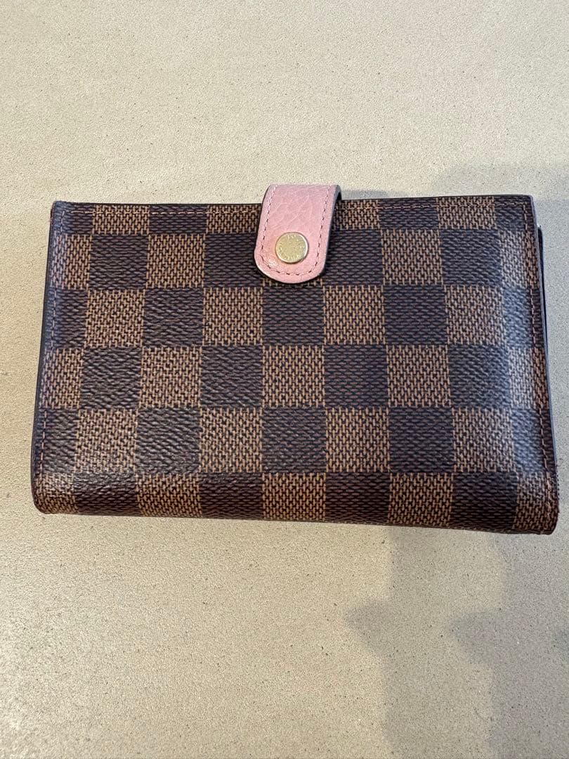 ノルマンディLouis Vuitton ダミエ ピンク二つ折り財布 即購入可