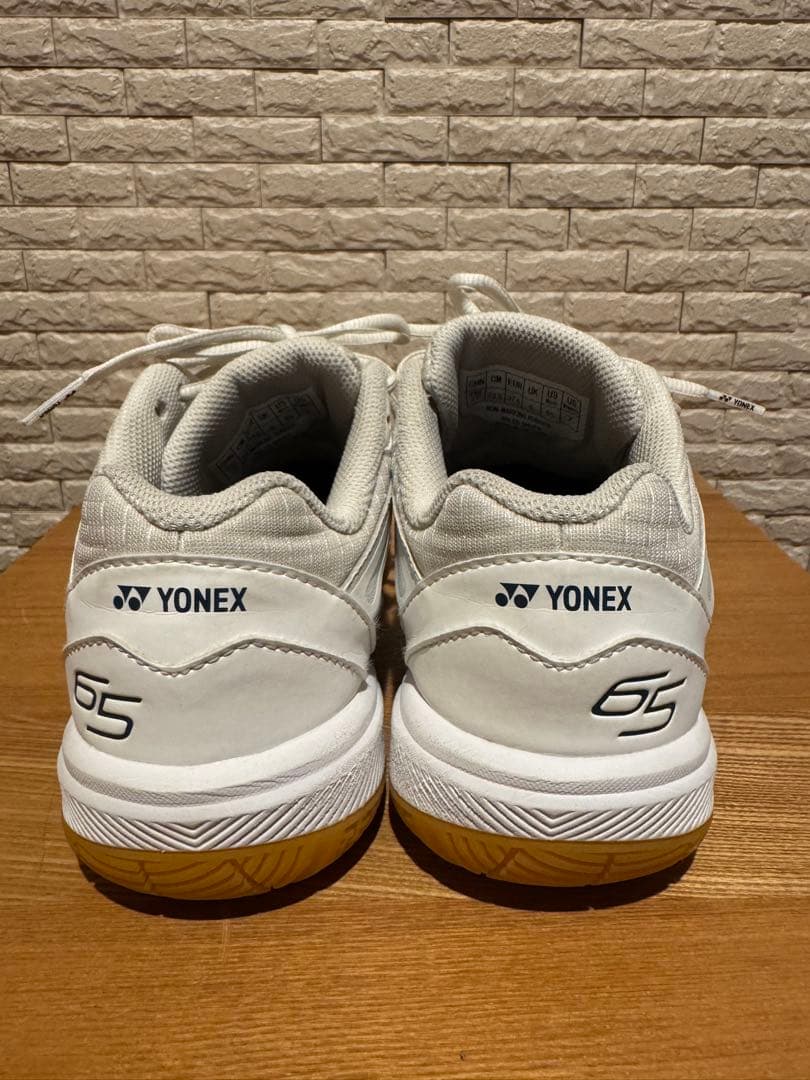 YONEX 65Z メン　バドミントンシューズ ホワイト 23.5