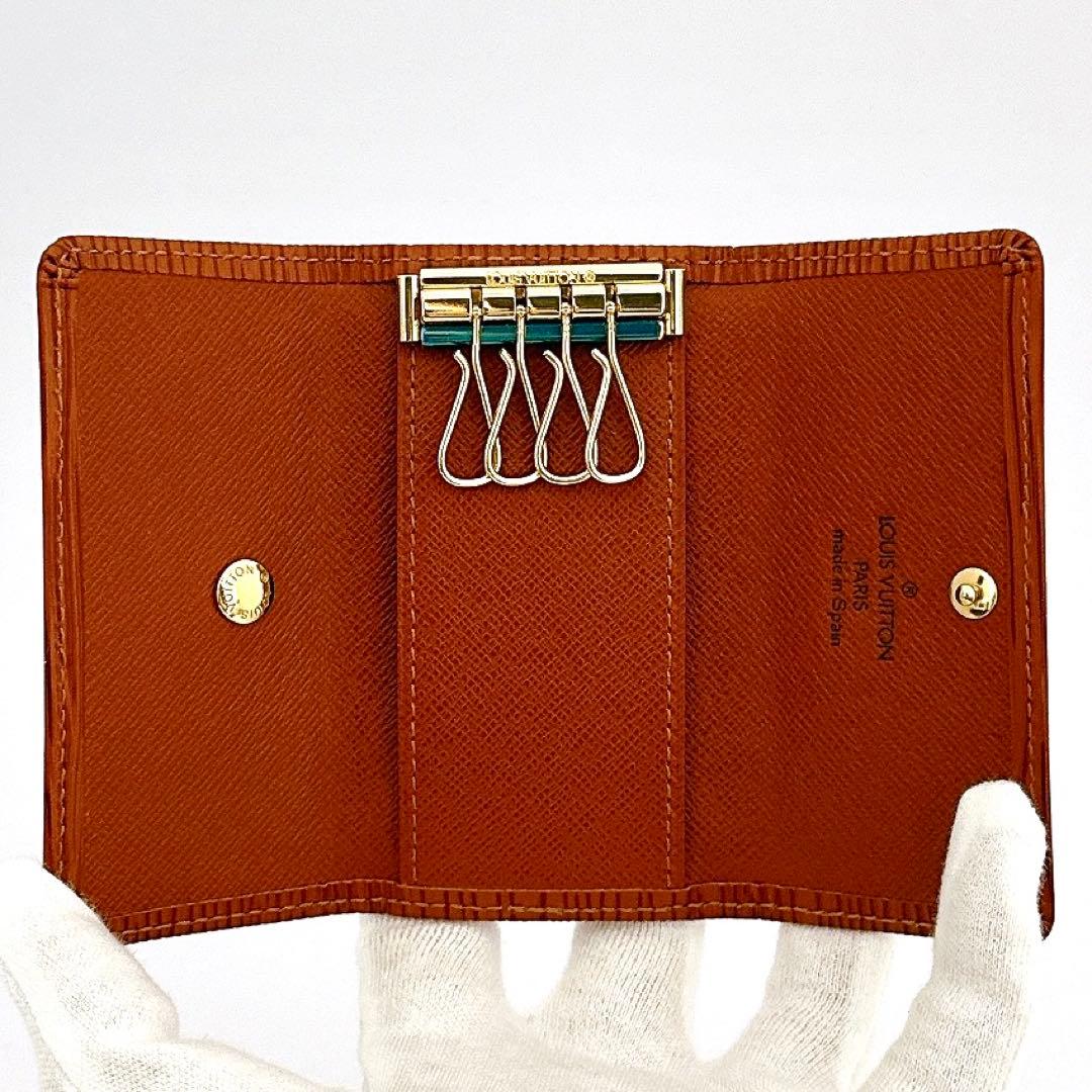 新品未使用　ルイヴィトン　エピ　ミュルティクレ　キーケース　ブラウン　茶　正規品