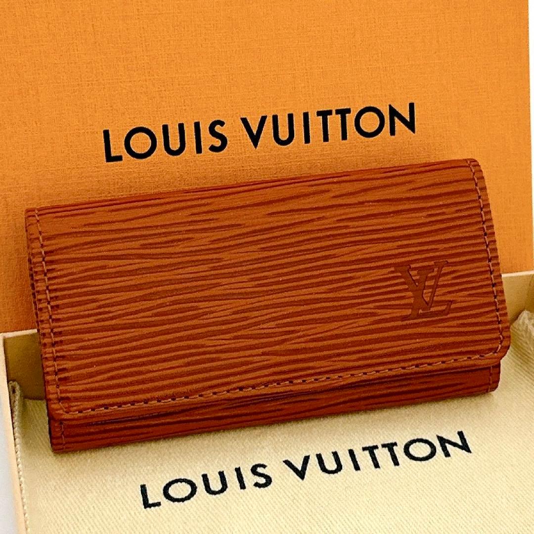 新品未使用　ルイヴィトン　エピ　ミュルティクレ　キーケース　ブラウン　茶　正規品