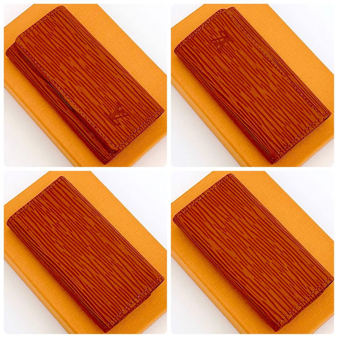 新品未使用　ルイヴィトン　エピ　ミュルティクレ　キーケース　ブラウン　茶　正規品