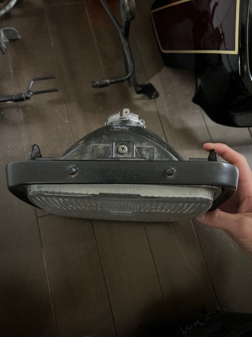 zrx400 ビキニカウル　純正ライト、ステー、ウインカーセット