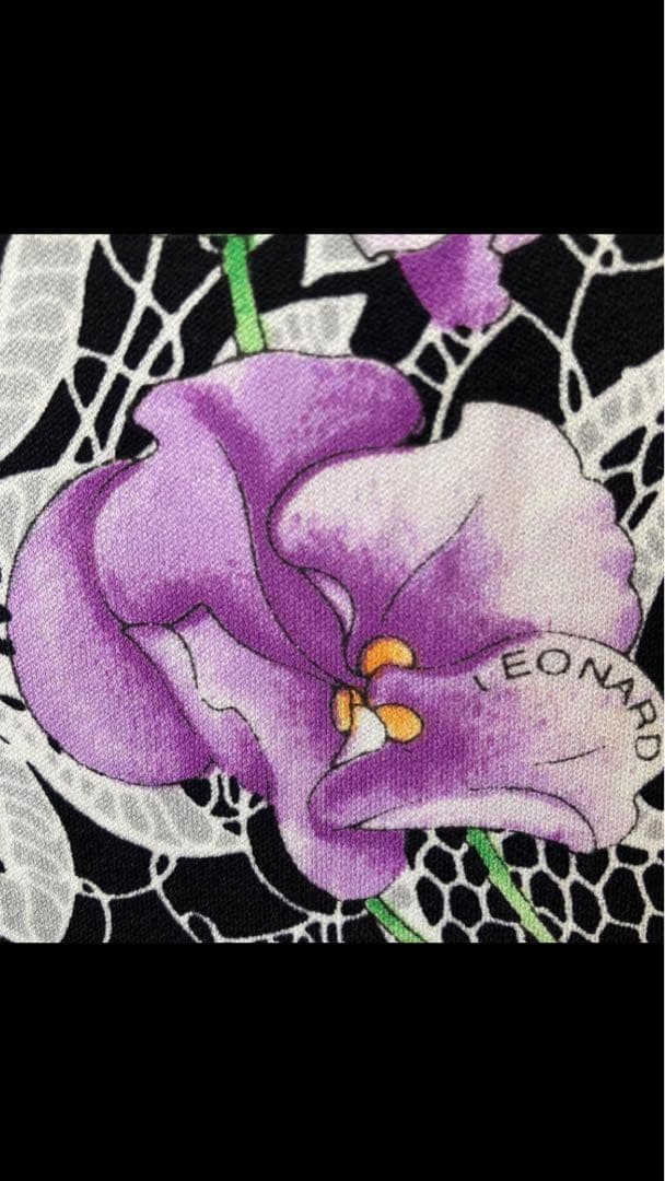 paakopod❣️レオナール　カンカン　シルク混 ロングワンピース