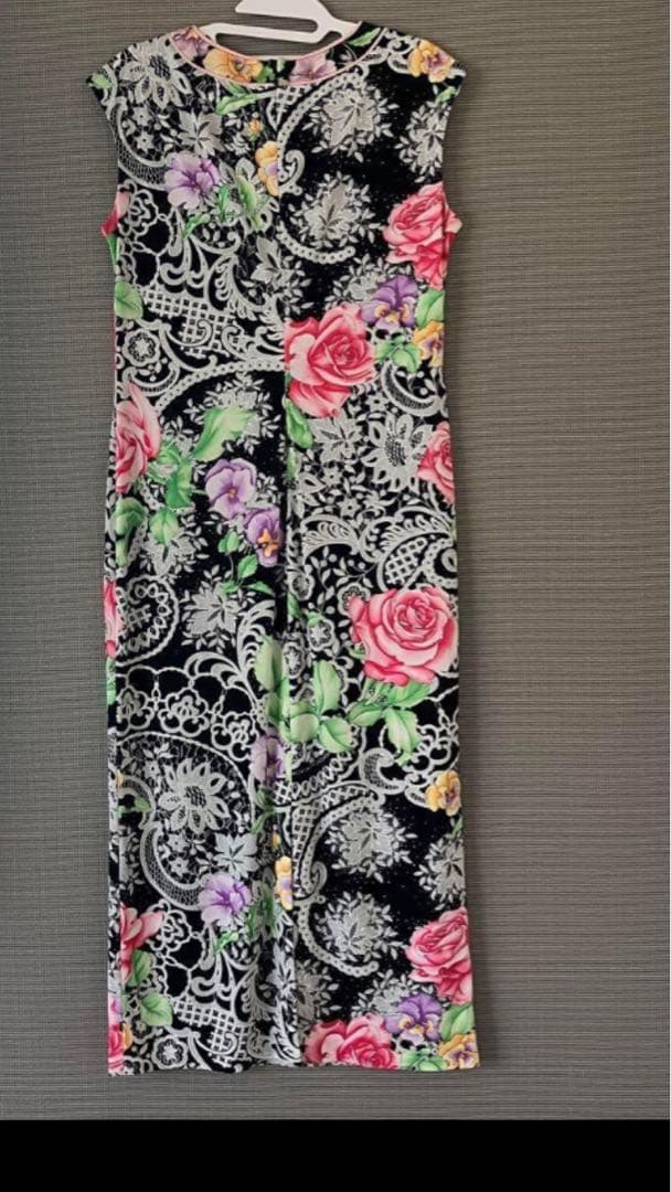 paakopod❣️レオナール　カンカン　シルク混 ロングワンピース