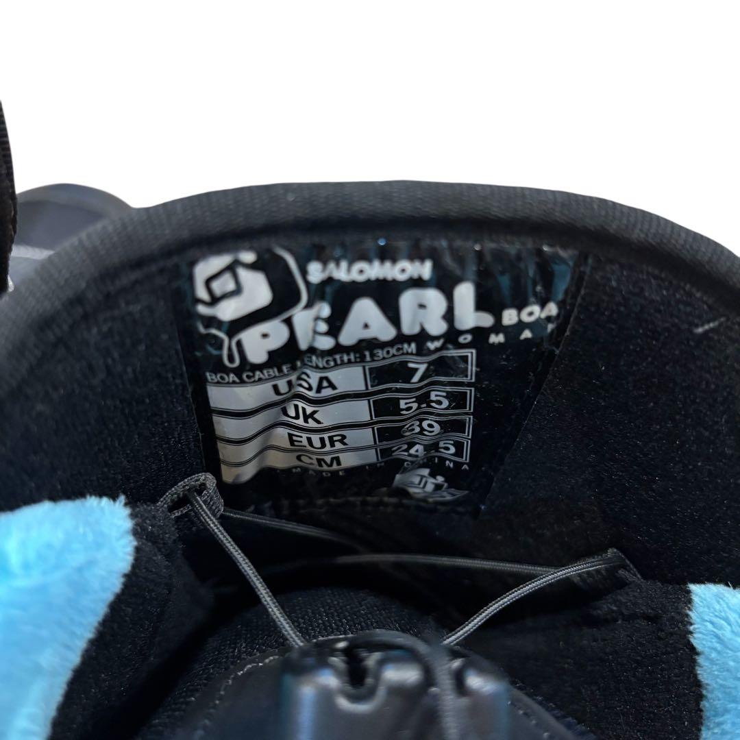 【美品】SALOMON スノーボードブーツ PEARL BOA 24.5センチ