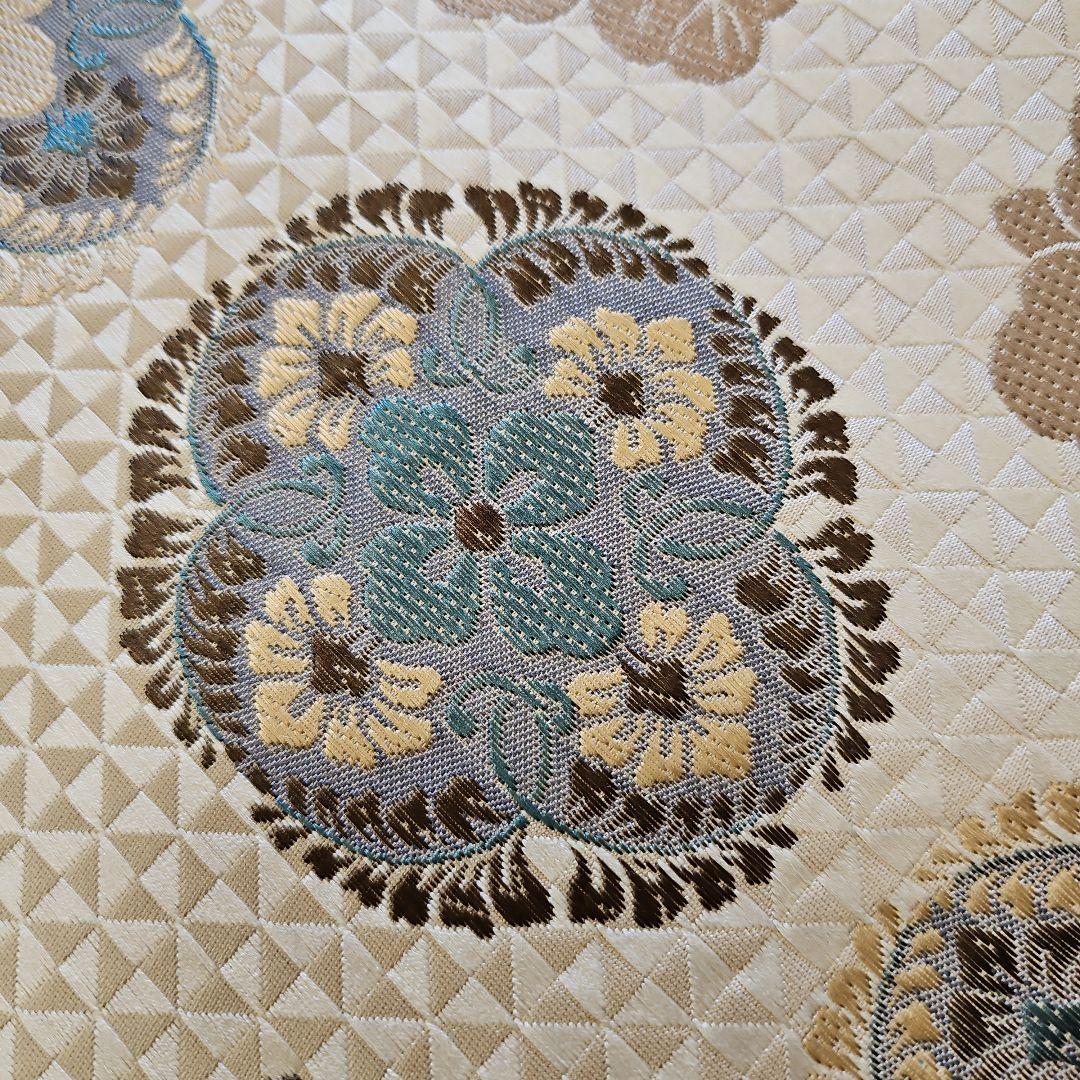 袋帯☆吉祥粋華文☆唐織☆正絹☆鱗模様☆六通☆桐文☆フォーマル