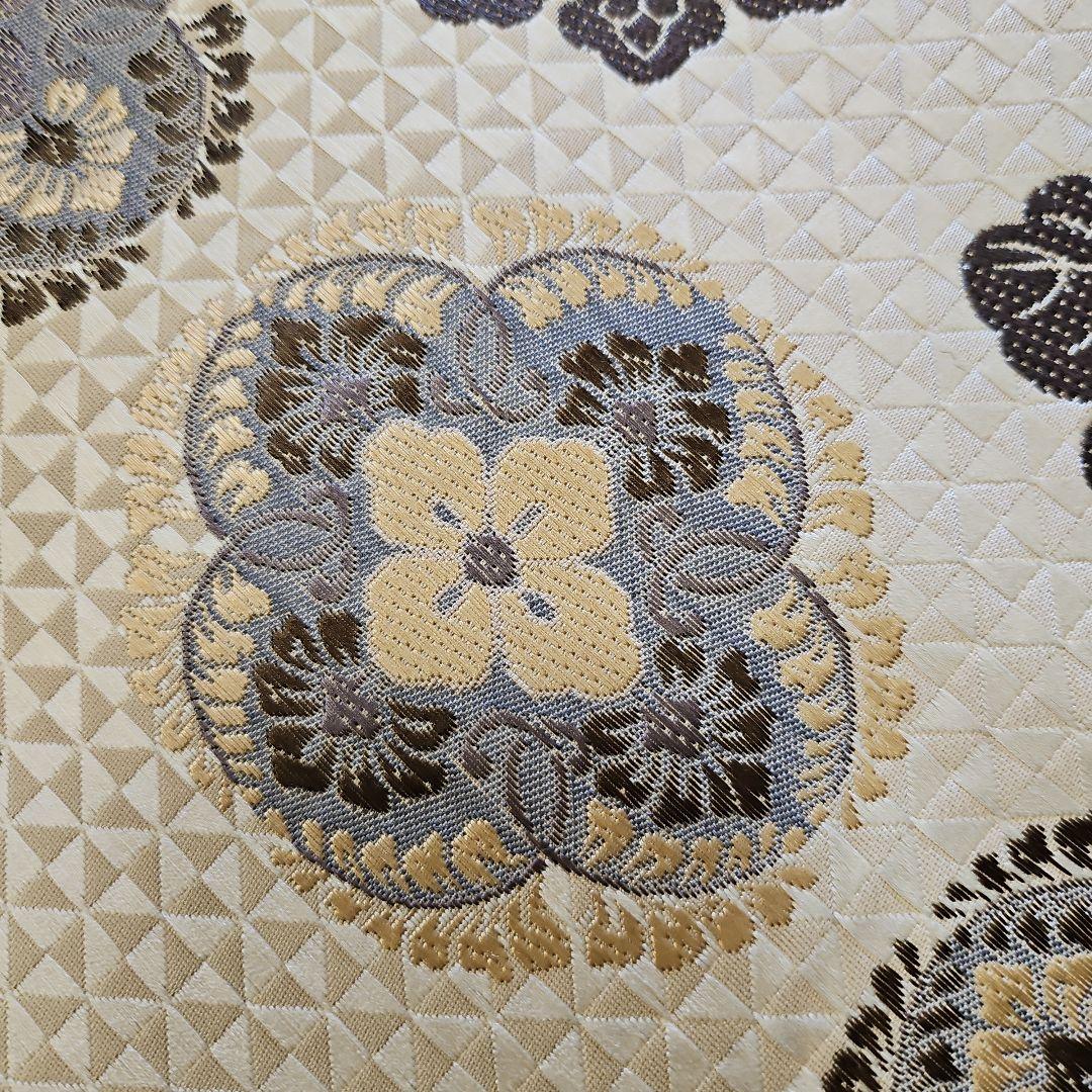 袋帯☆吉祥粋華文☆唐織☆正絹☆鱗模様☆六通☆桐文☆フォーマル