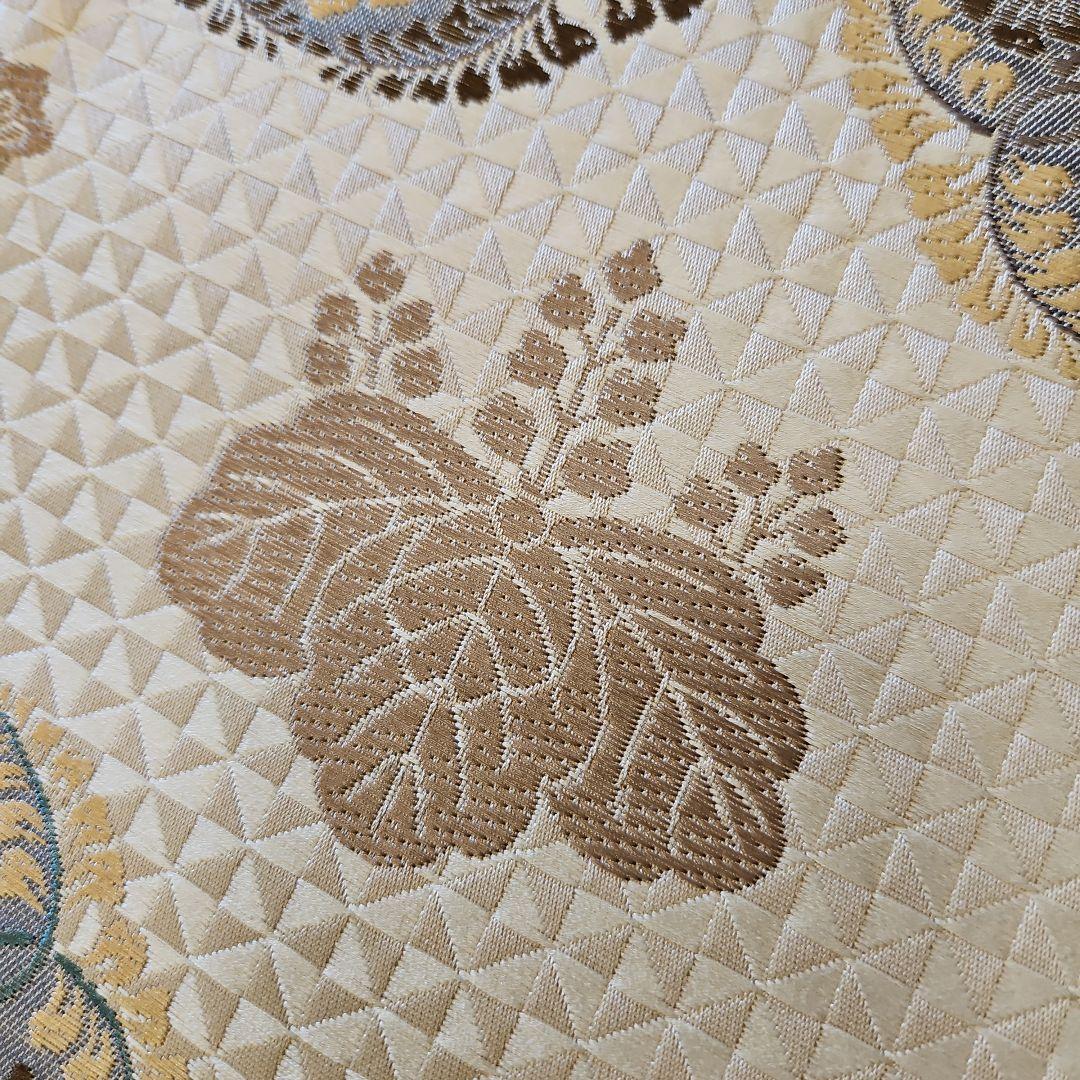 袋帯☆吉祥粋華文☆唐織☆正絹☆鱗模様☆六通☆桐文☆フォーマル