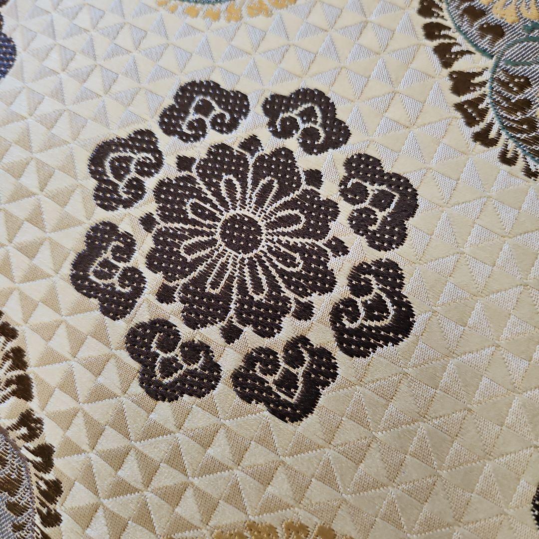 袋帯☆吉祥粋華文☆唐織☆正絹☆鱗模様☆六通☆桐文☆フォーマル