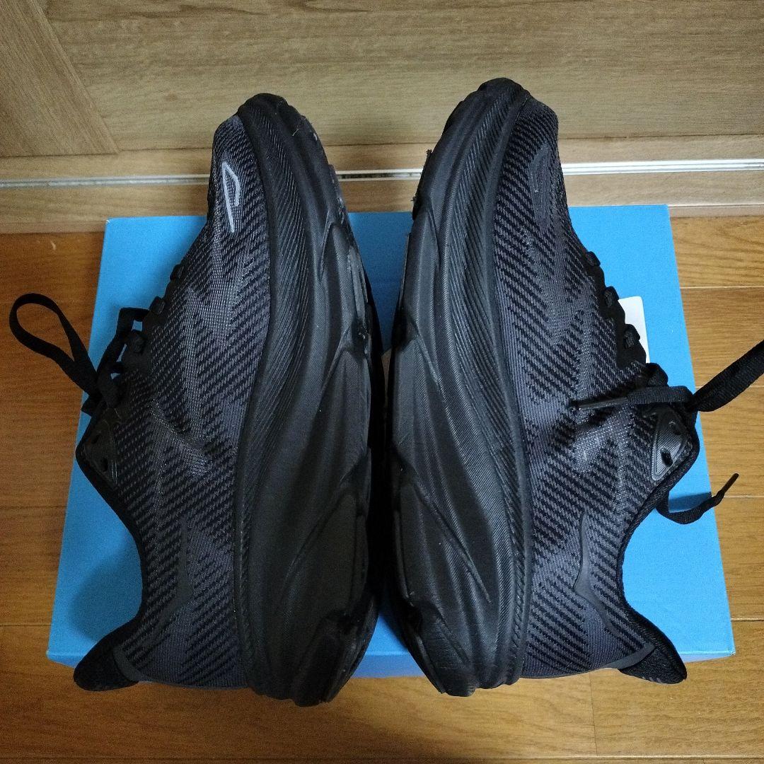新品　Hoka ホカオネオネ クリフトン9 Black 24.5cm