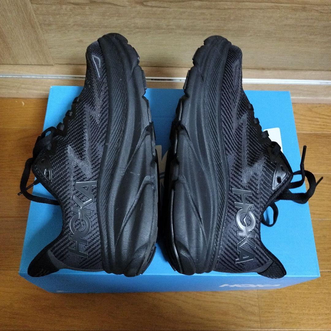 新品　Hoka ホカオネオネ クリフトン9 Black 24.5cm