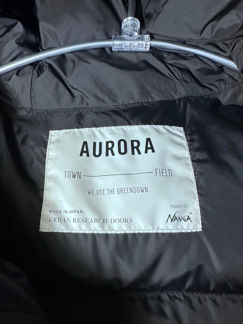 NANGA アーバンリサーチ別注 AURORA ダウンジャケット ブラック