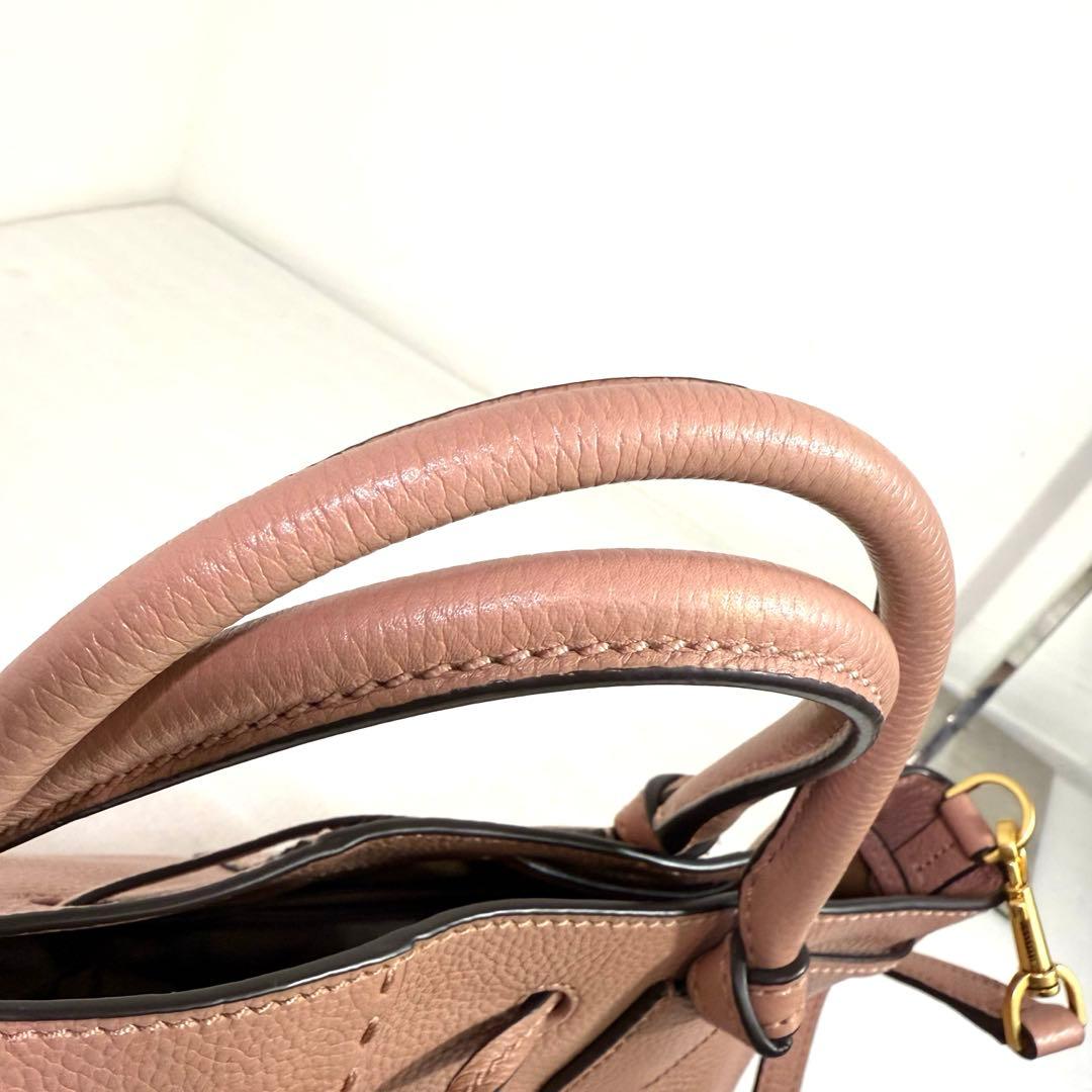 トリーバーチ トートバッグ　レザー　 マックグロー　ドローストリング　サッチェル