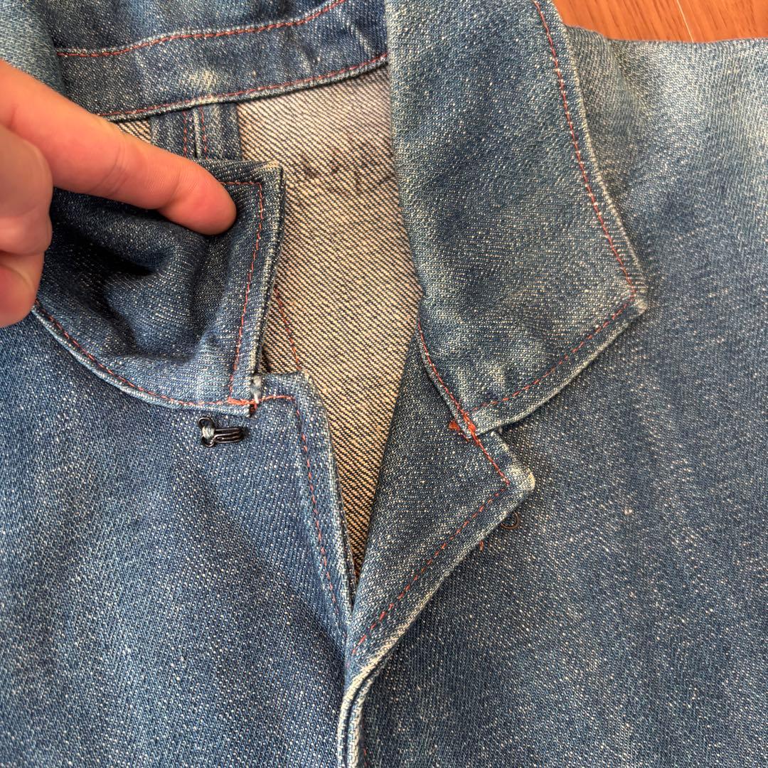 プ*ナ様 フェード◎ 00s リーバイス RED デニム サックコート 1st