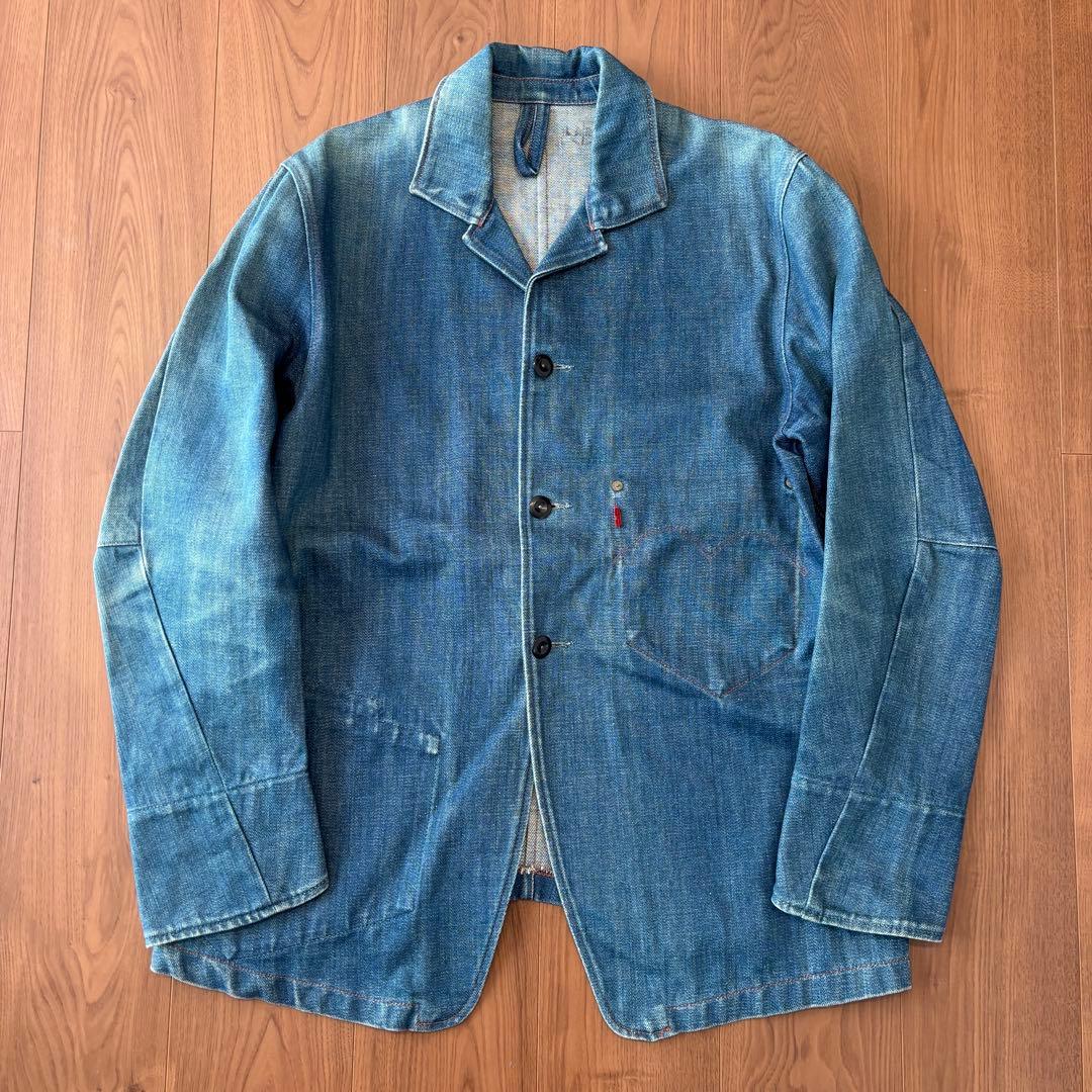 プ*ナ様 フェード◎ 00s リーバイス RED デニム サックコート 1st