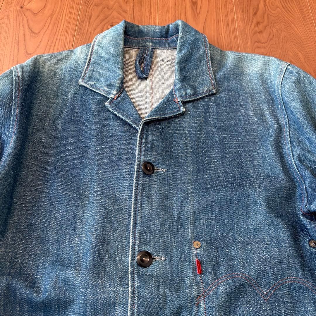 プ*ナ様 フェード◎ 00s リーバイス RED デニム サックコート 1st
