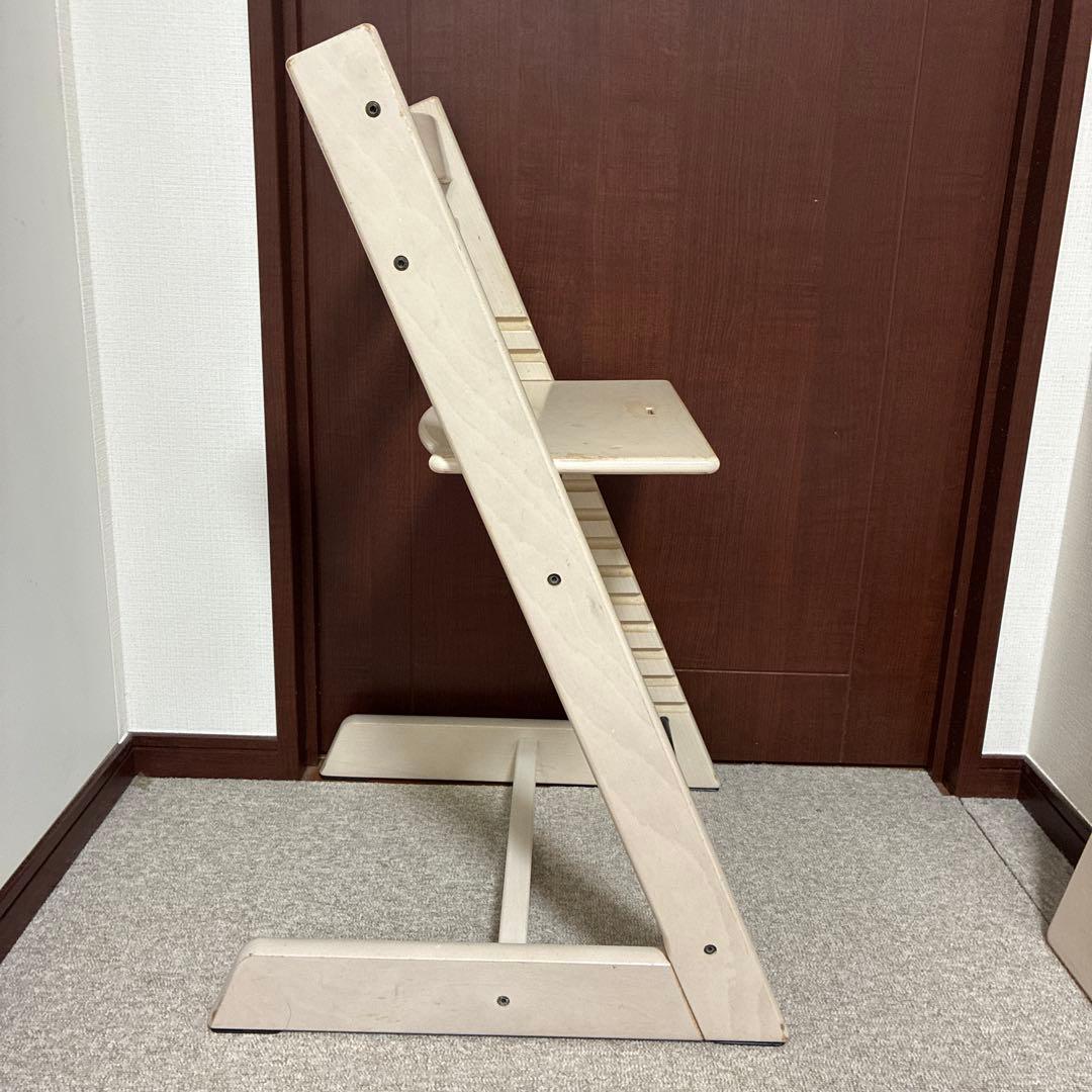 【☆キズあり特価☆】ストッケ　トリップトラップ　ホワイトウォッシュ