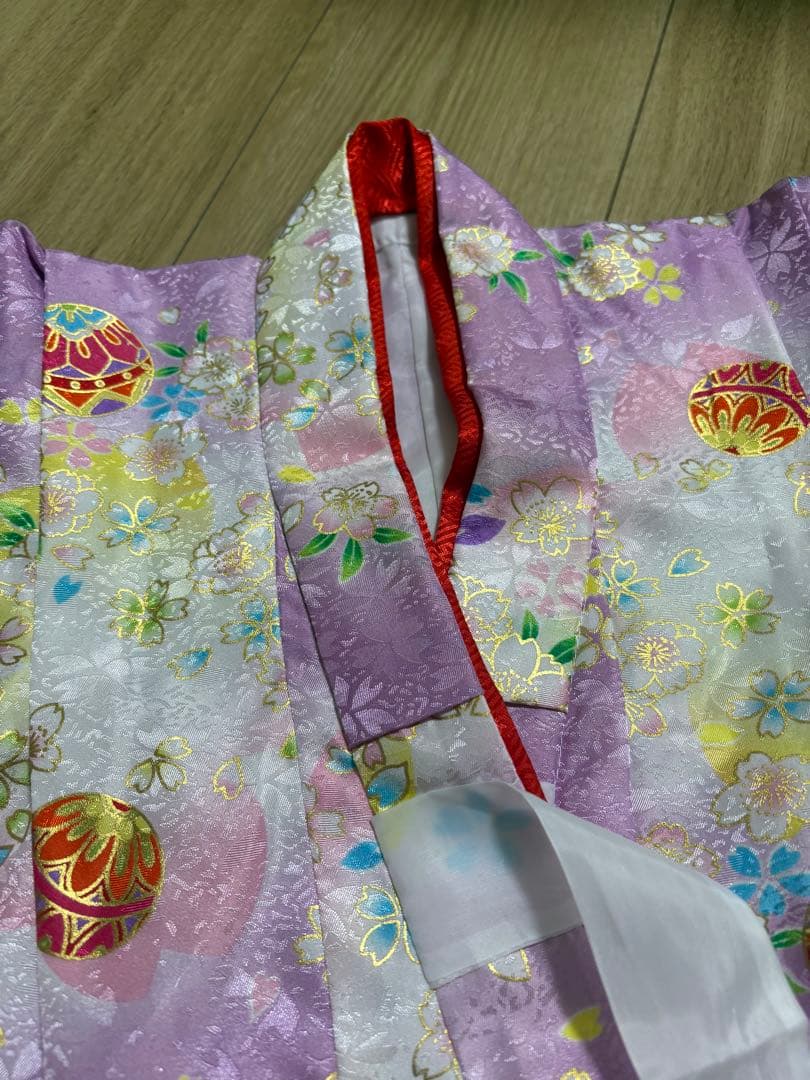 双子用2点セット　七五三 ３歳 女の子 着物　被布付フルセット