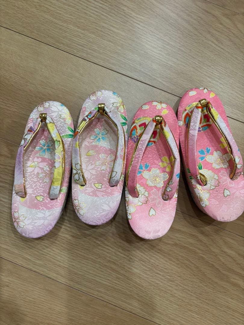 双子用2点セット　七五三 ３歳 女の子 着物　被布付フルセット