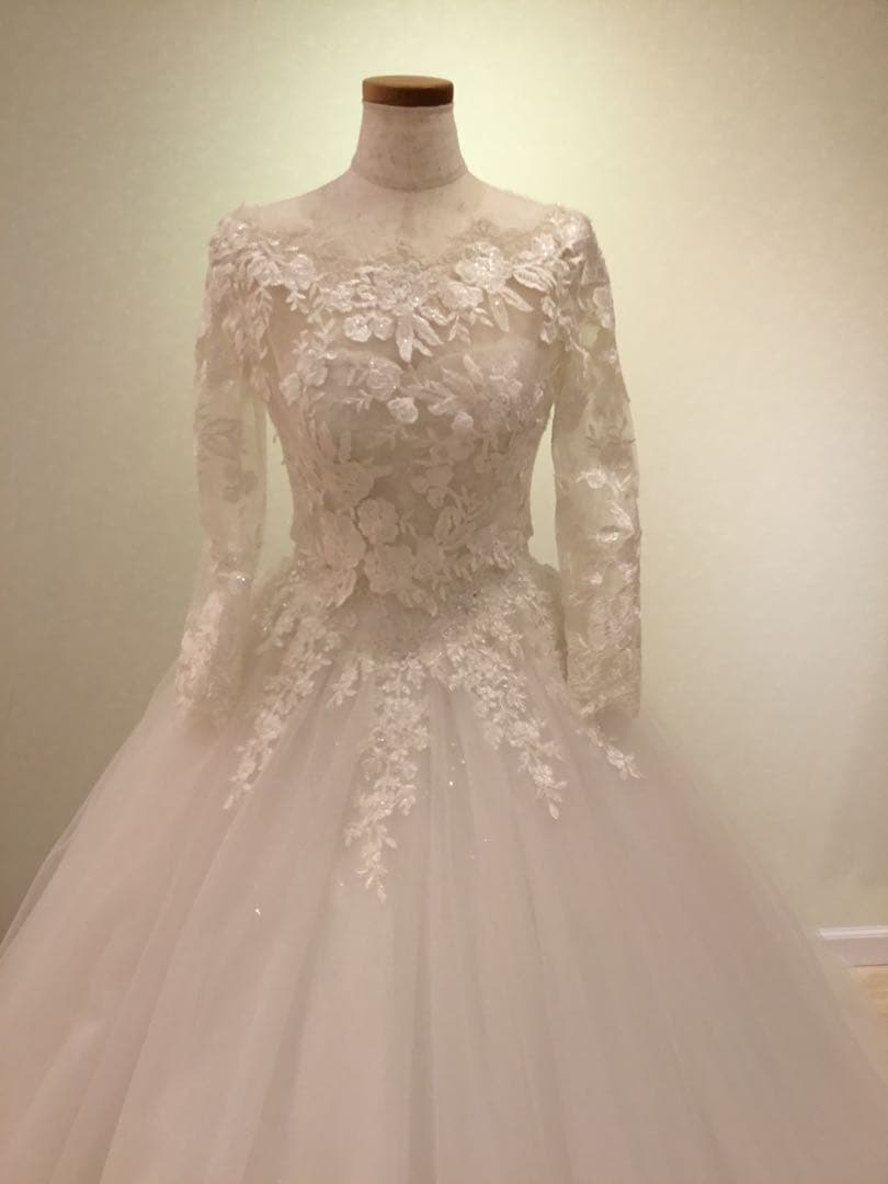 YNS WEDDING ウェディングドレス　ポレロ付き