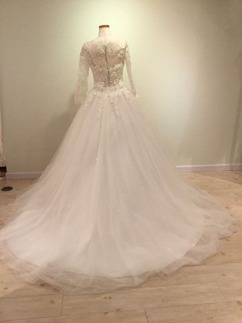 YNS WEDDING ウェディングドレス　ポレロ付き