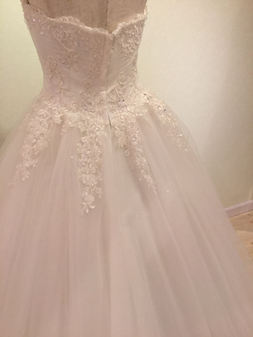 YNS WEDDING ウェディングドレス　ポレロ付き