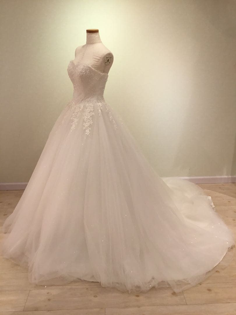 YNS WEDDING ウェディングドレス　ポレロ付き