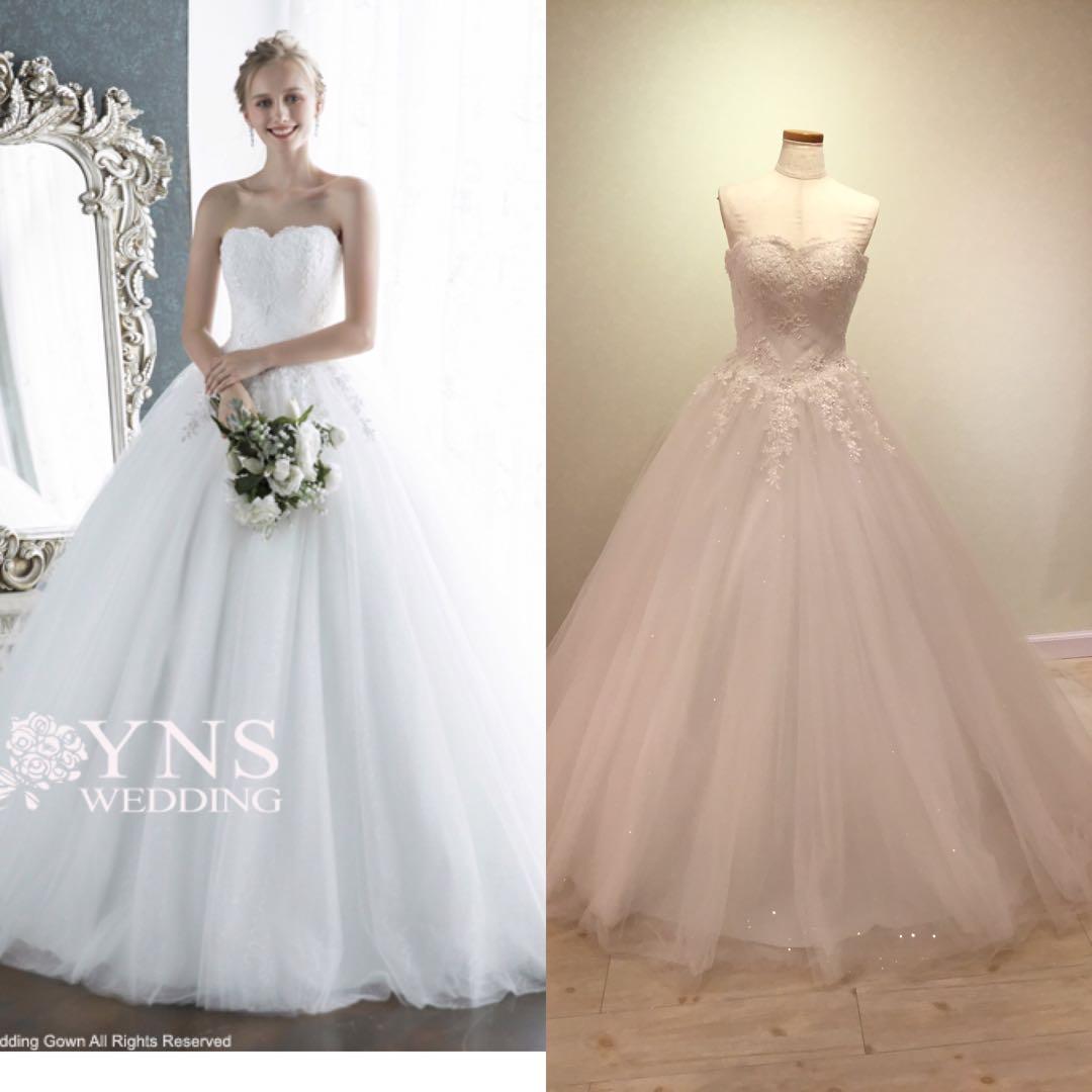 YNS WEDDING ウェディングドレス　ポレロ付き