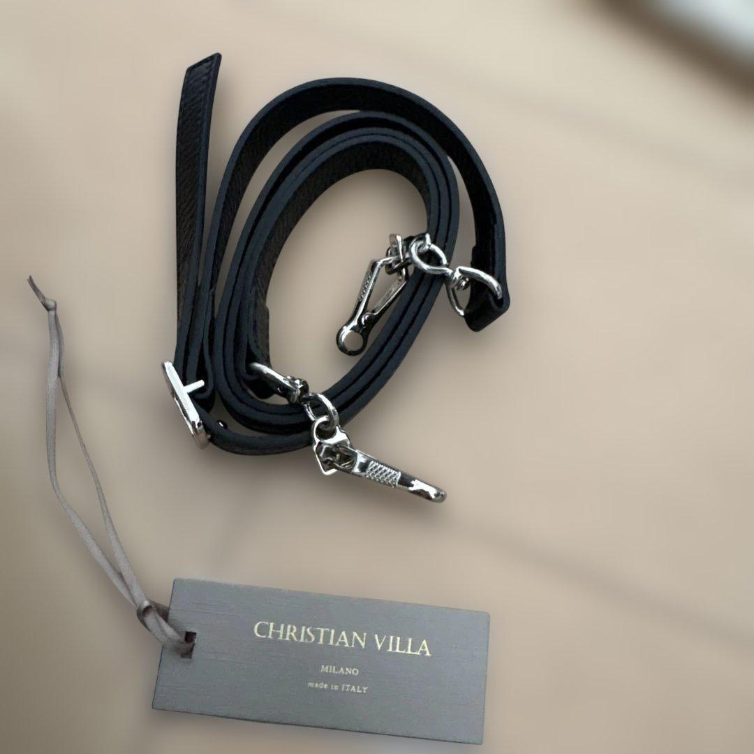 christian villa クリスチャンヴィラ ボストンバッグ ブラック