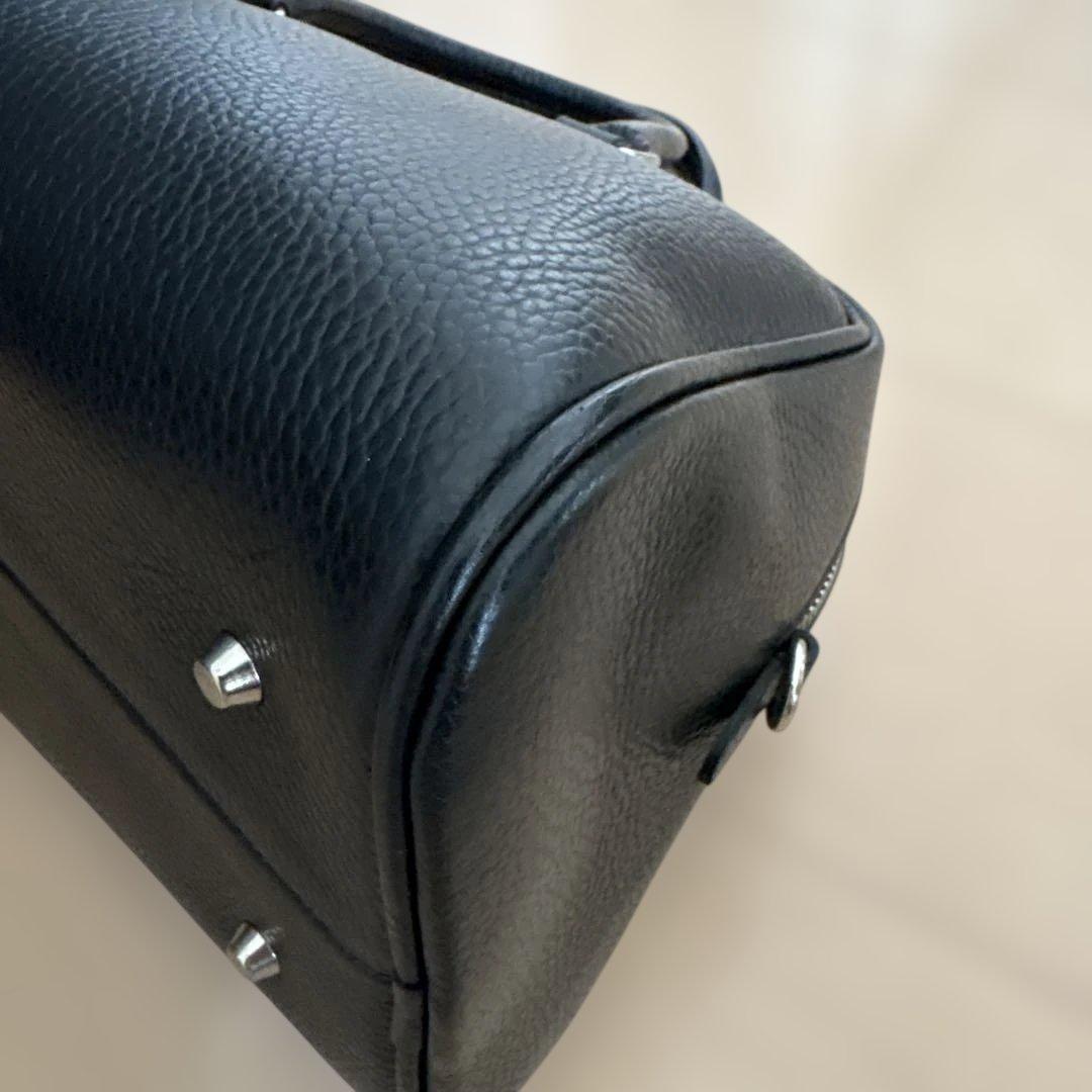 christian villa クリスチャンヴィラ ボストンバッグ ブラック