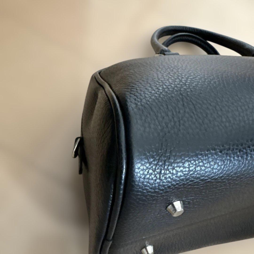 christian villa クリスチャンヴィラ ボストンバッグ ブラック