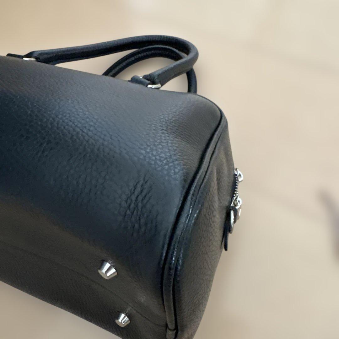 christian villa クリスチャンヴィラ ボストンバッグ ブラック