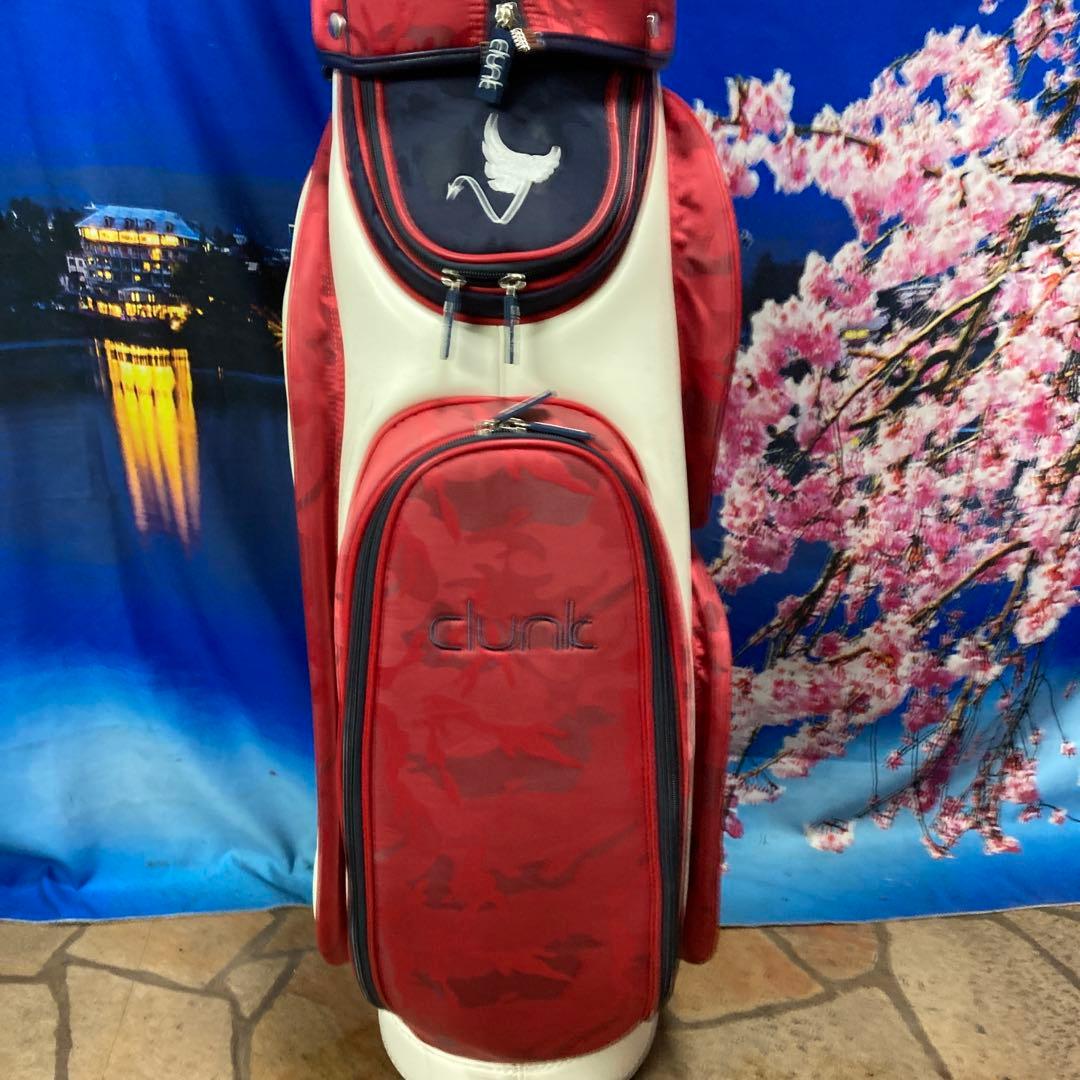 寶BU-1107 クランク キャディバッグ ネイビーホワイトレッド 人気色