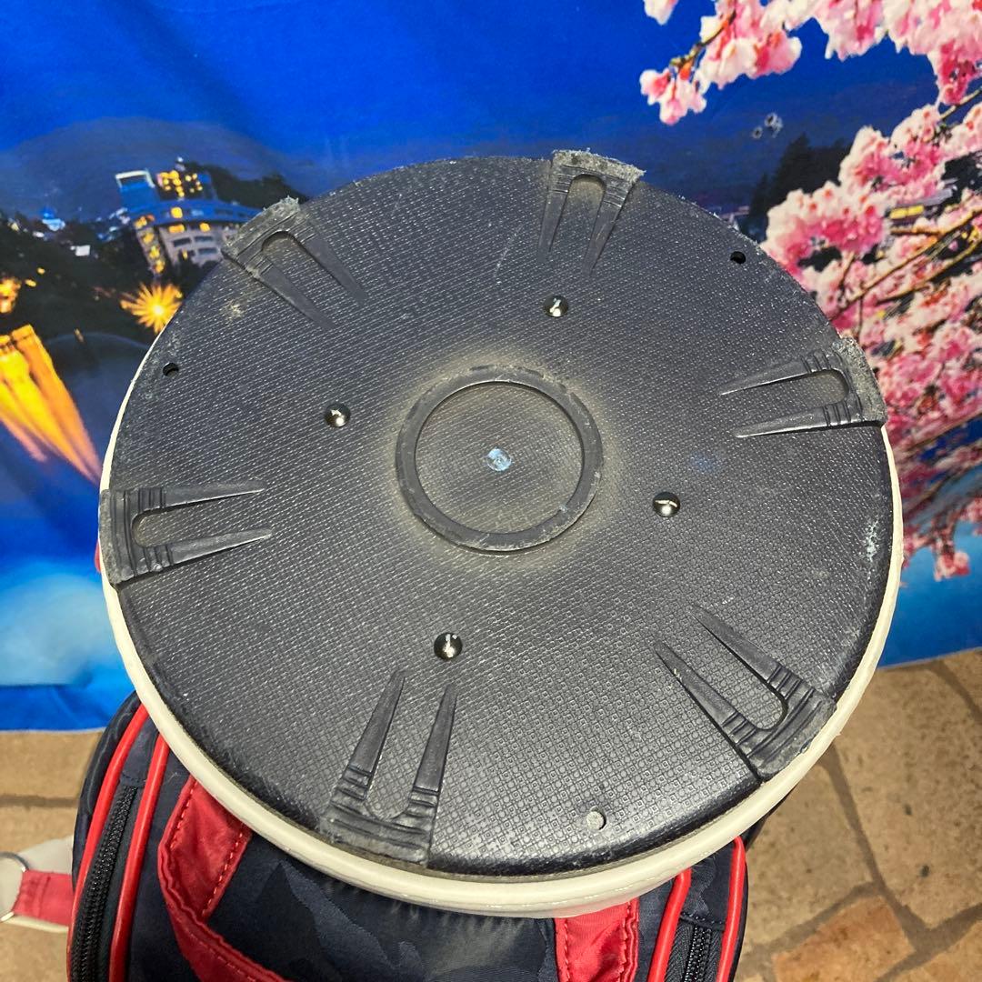 寶BU-1107 クランク キャディバッグ ネイビーホワイトレッド 人気色