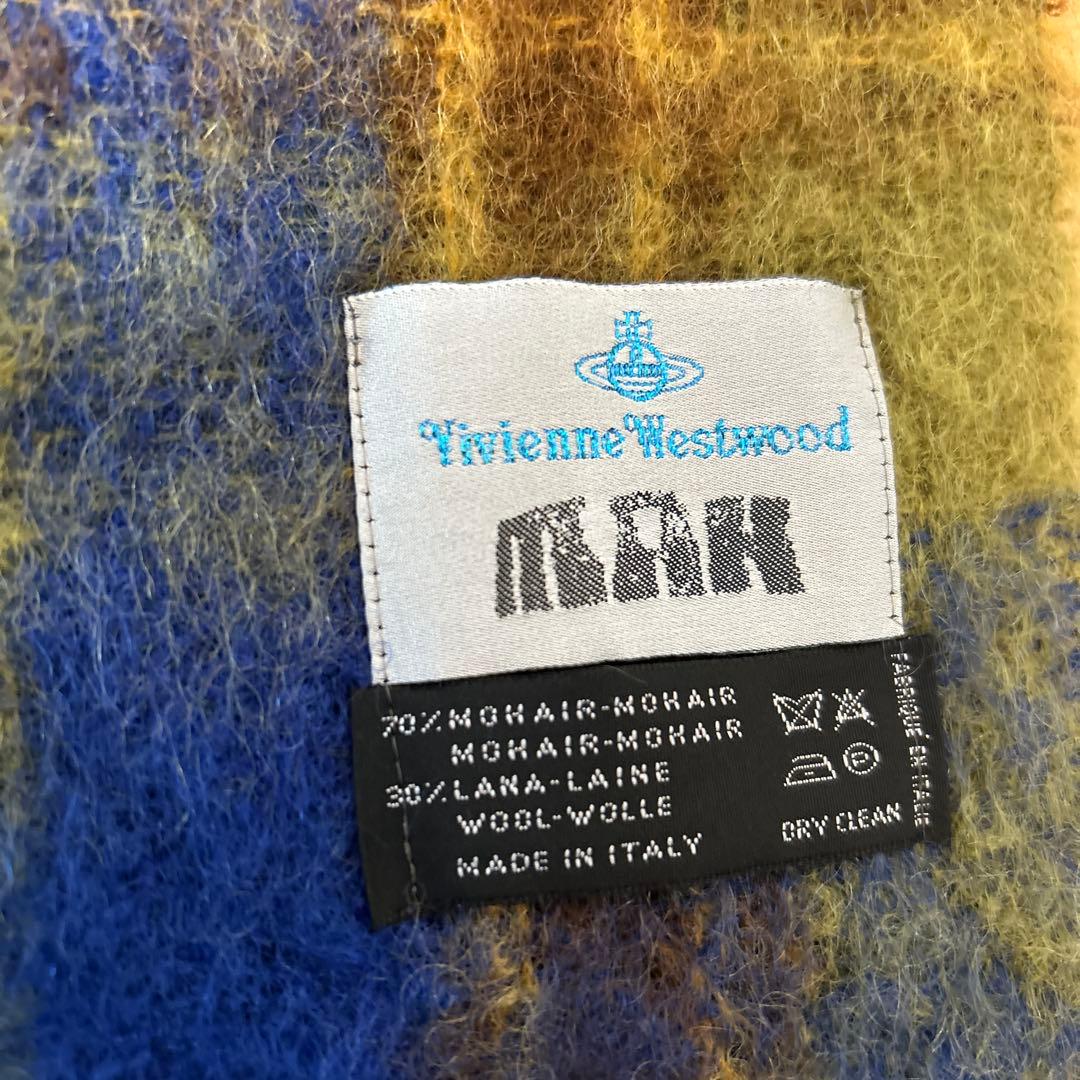 viviennewestwoodチェック柄マフラー