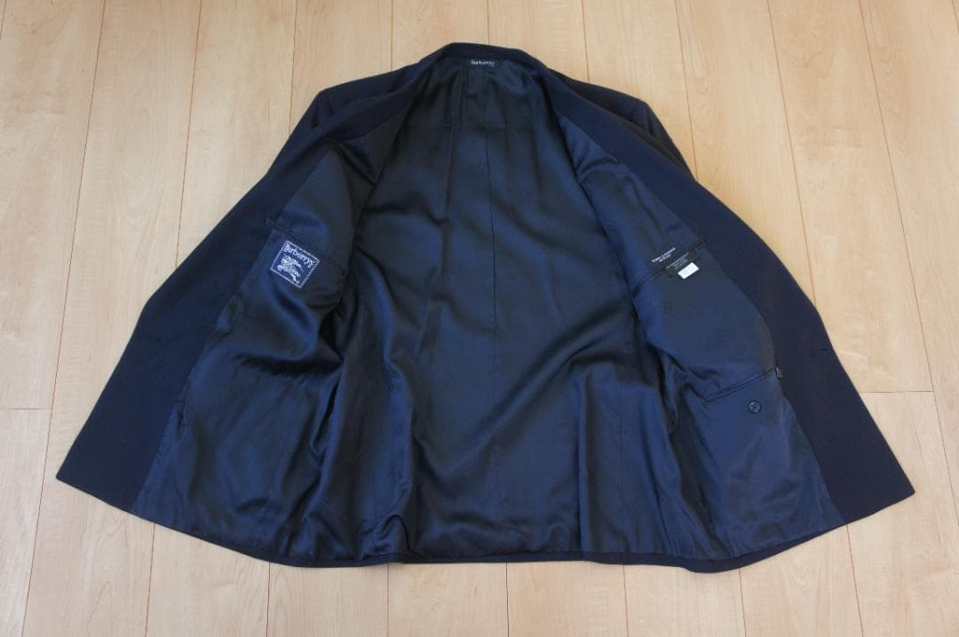 極美品 BURBERRYS バーバリー ダブルブレスト 紺ブレ 金ボタン