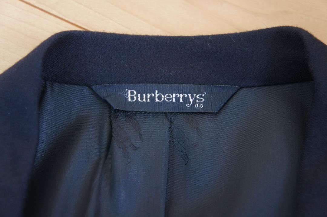 極美品 BURBERRYS バーバリー ダブルブレスト 紺ブレ 金ボタン