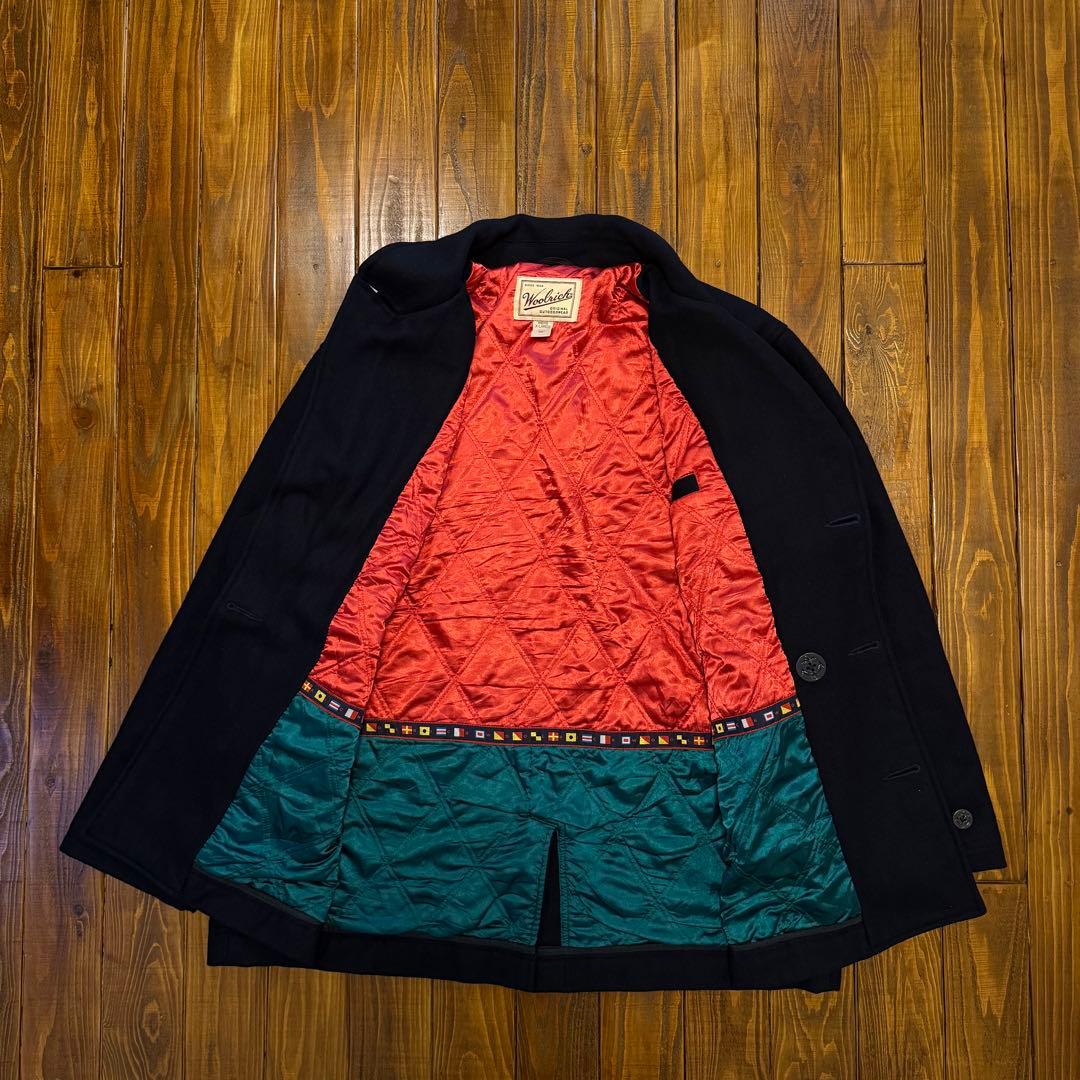 【Woolrich ウールリッチ】ピーコート　ネイビー　XL オーバーサイズ