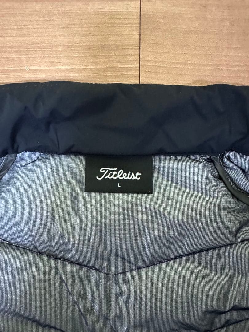 Titleist タイトリスト ダウンベスト ブラック Lサイズ