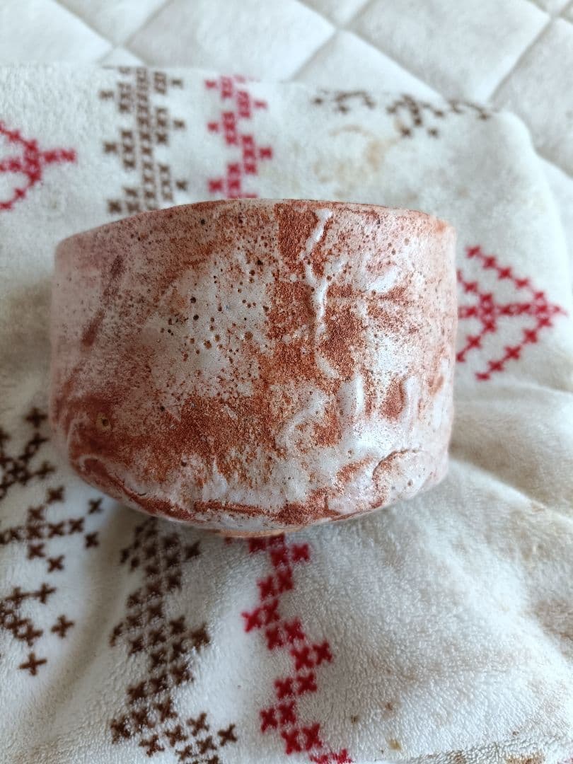 辻村史朗　志野の茶碗