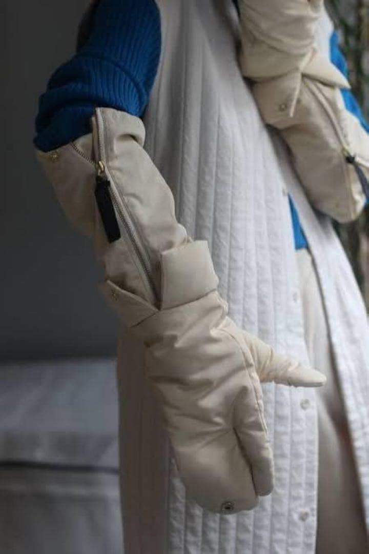 WILDTHINGS ×JUN MIKAMI クリーム 手袋