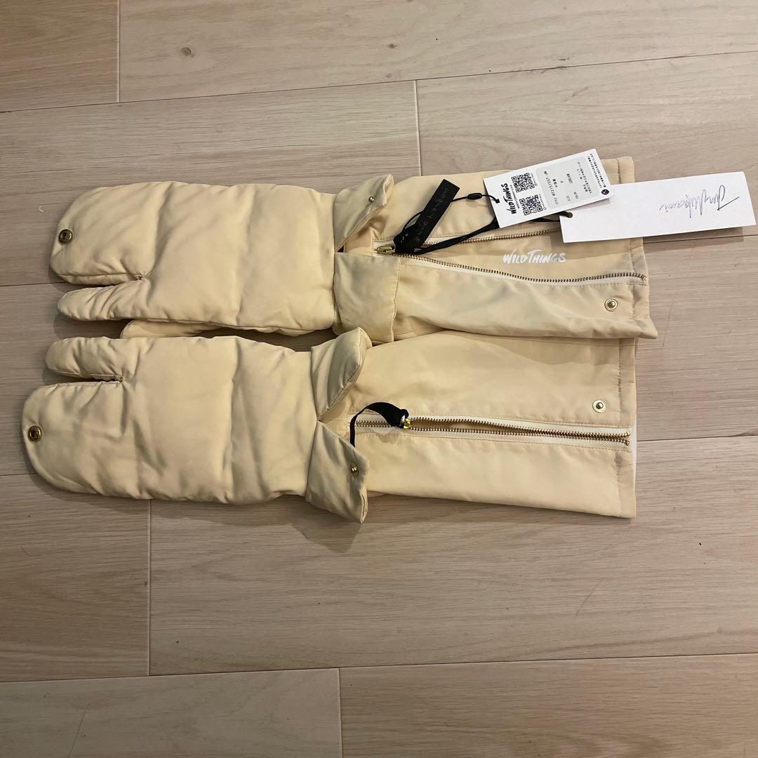 WILDTHINGS ×JUN MIKAMI クリーム 手袋