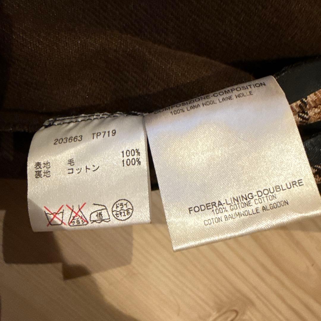 BALENCIAGA チェック柄トレンチコート