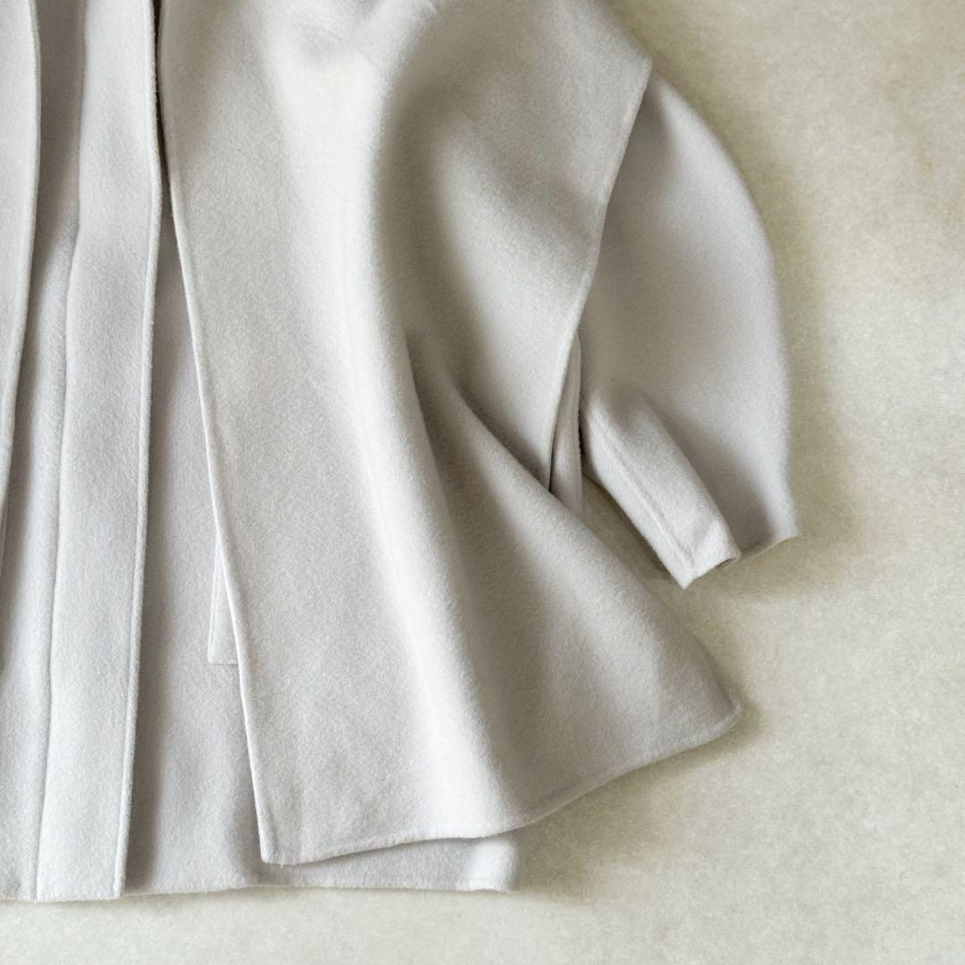 人気　ETRE TOKYO フーディストールコクーンショートコート　S エトレ