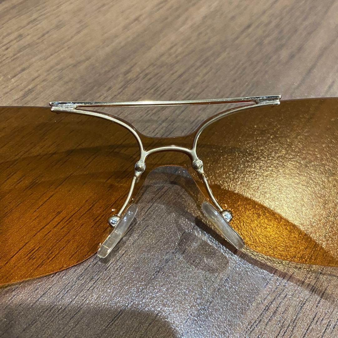 Christian Dior ゴールドシールドサングラス