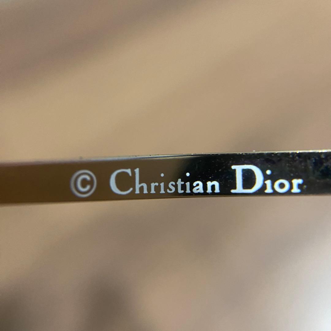 Christian Dior ゴールドシールドサングラス