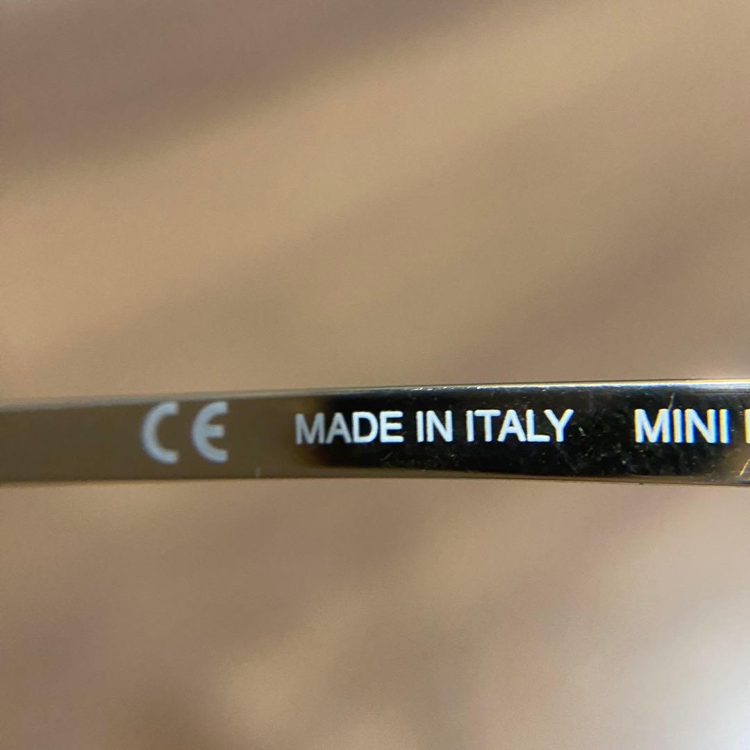 Christian Dior ゴールドシールドサングラス