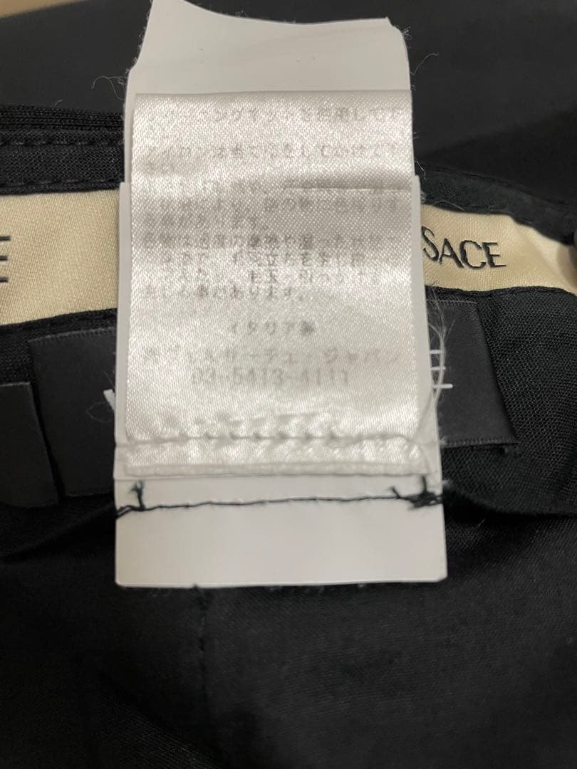 レーヨン  Gianni Versaceワイドパンツスペアボタン付き